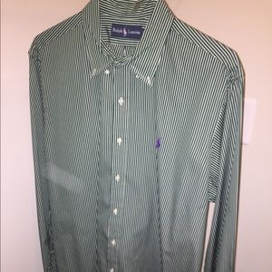 Men's green dress shirt. Ralph Lauren size XL.